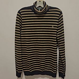 Ralph Lauren Black & Metallic Gold T-neck